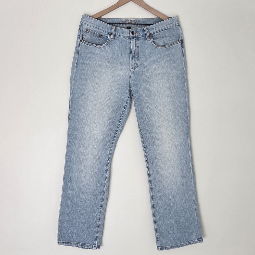 Lauren Ralph Lauren Light Wash Straight Leg Jeans Classic Denim Womens Size 12